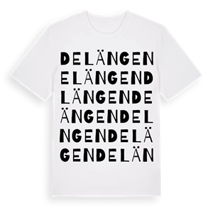 Delängen ordlek t-shirt – ekologisk bomull t-shirt från Pinshirt