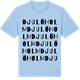 Blue Soul t-shirt med Djulöholm ordlek t-shirt
