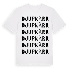 Djupkärr ordlek t-shirt – ekologisk bomull t-shirt från Pinshirt