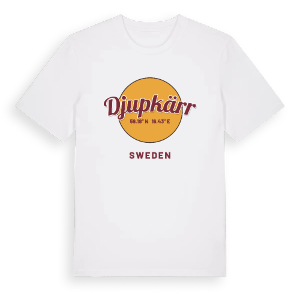 Djupkärr cirkel t-shirt – ekologisk bomull t-shirt från Pinshirt