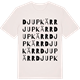 Vintage White t-shirt med Djupkärr ordlek t-shirt