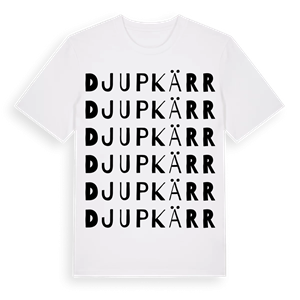 Djupkärr ordlek t-shirt – ekologisk bomull t-shirt från Pinshirt
