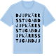 Blue Soul t-shirt med Djupkärrsstugan ordlek t-shirt