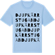 Blue Soul t-shirt med Djupkärrstugan ordlek t-shirt