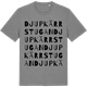 Mid Heather Gray t-shirt med Djupkärrstugan ordlek t-shirt