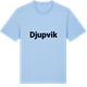 Blue Soul t-shirt med Djupvik fetstil t-shirt