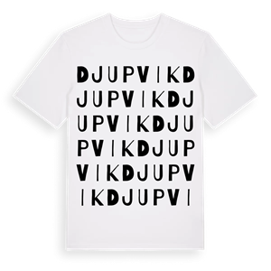 Djupvik ordlek t-shirt – ekologisk bomull t-shirt från Pinshirt