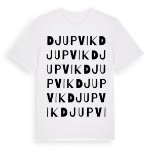 Djupvik ordlek t-shirt – ekologisk bomull t-shirt från Pinshirt