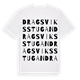 Dragsviksstugan ordlek t-shirt