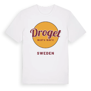 Droget cirkel t-shirt – ekologisk bomull t-shirt från Pinshirt