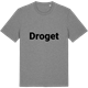 Mid Heather Gray t-shirt med Droget fetstil t-shirt