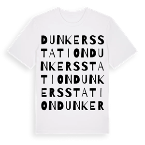Dunkers station ordlek t-shirt – ekologisk bomull t-shirt från Pinshirt