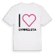 Jag älskar Dymmelsta t-shirt stort tryck