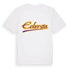 Eckersta baseball t-shirt – ekologisk bomull t-shirt från Pinshirt