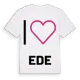 Jag älskar Ede t-shirt stort tryck