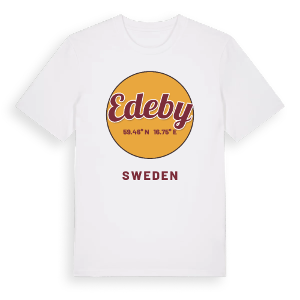 Edeby cirkel t-shirt – ekologisk bomull t-shirt från Pinshirt