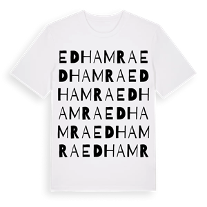 Edhamra ordlek t-shirt – ekologisk bomull t-shirt från Pinshirt