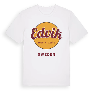 Edvik cirkel t-shirt – ekologisk bomull t-shirt från Pinshirt