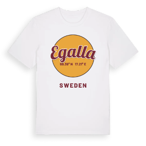 Egalla cirkel t-shirt – ekologisk bomull t-shirt från Pinshirt