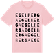 Pink Cotton t-shirt med Egelberga ordlek t-shirt