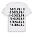 Egelprång ordlek t-shirt
