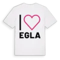 Jag älskar Egla t-shirt stort tryck