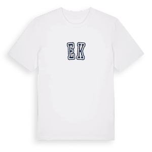 Ek college t-shirt – ekologisk bomull t-shirt från Pinshirt