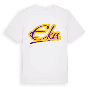 Eka baseball t-shirt – ekologisk bomull t-shirt från Pinshirt