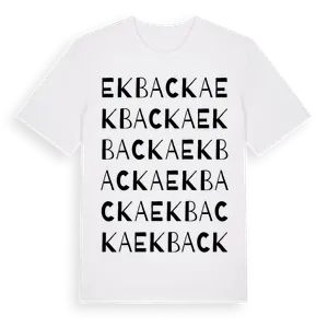 Ekbacka ordlek t-shirt – ekologisk bomull t-shirt från Pinshirt