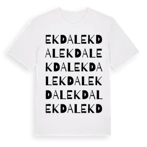 Ekdal ordlek t-shirt – ekologisk bomull t-shirt från Pinshirt