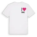 Jag älskar Eke t-shirt litet tryck