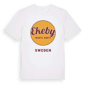 Ekeby cirkel t-shirt – ekologisk bomull t-shirt från Pinshirt