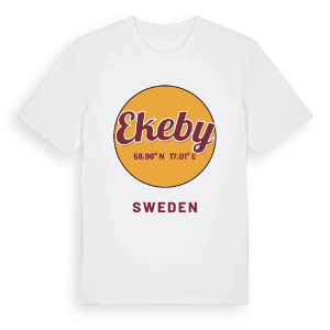 Ekeby cirkel t-shirt – ekologisk bomull t-shirt från Pinshirt