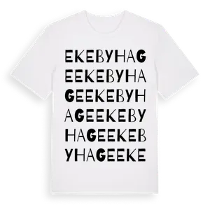 Ekeby Hage ordlek t-shirt – ekologisk bomull t-shirt från Pinshirt