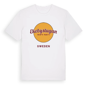 Ekebystugan cirkel t-shirt – ekologisk bomull t-shirt från Pinshirt