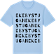 Blue Soul t-shirt med Ekebystugan ordlek t-shirt