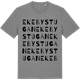Mid Heather Gray t-shirt med Ekebystugan ordlek t-shirt