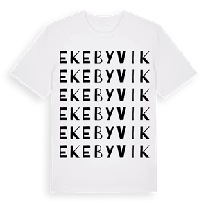 Ekebyvik ordlek t-shirt – ekologisk bomull t-shirt från Pinshirt