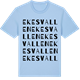 Blue Soul t-shirt med Ekesvallen ordlek t-shirt