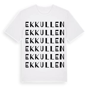 Ekkullen ordlek t-shirt – ekologisk bomull t-shirt från Pinshirt