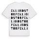 Eklundstorp ordlek t-shirt
