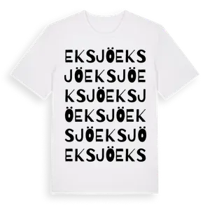 Eksjö ordlek t-shirt – ekologisk bomull t-shirt från Pinshirt