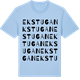 Blue Soul t-shirt med Ekstugan ordlek t-shirt