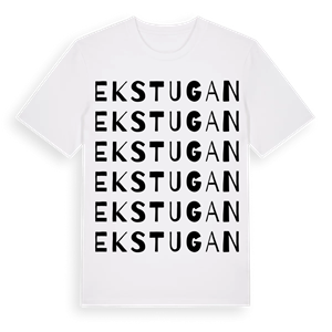 Ekstugan ordlek t-shirt – ekologisk bomull t-shirt från Pinshirt