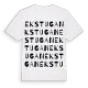 Ekstugan ordlek t-shirt