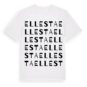 Ellesta ordlek t-shirt – ekologisk bomull t-shirt från Pinshirt