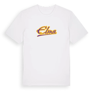 Elma baseball t-shirt – ekologisk bomull t-shirt från Pinshirt