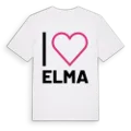 Jag älskar Elma t-shirt stort tryck