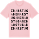 Pink Cotton t-shirt med Enarstugan ordlek t-shirt