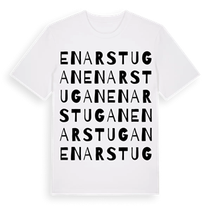 Enarstugan ordlek t-shirt – ekologisk bomull t-shirt från Pinshirt